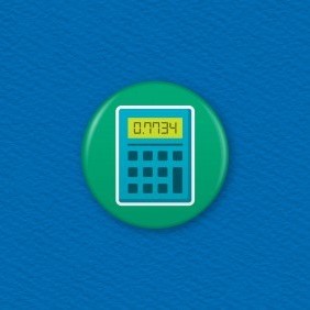 Calculator Button Badge