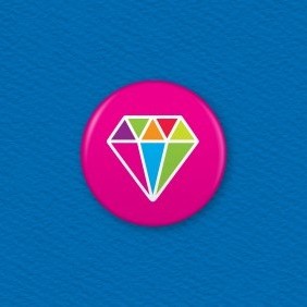 Jewel Button Badge