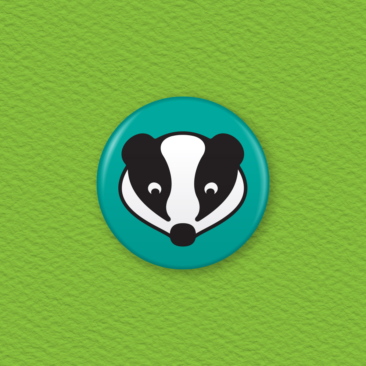 Badger Button Badge Badger