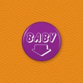 Baby On Board Button Badge