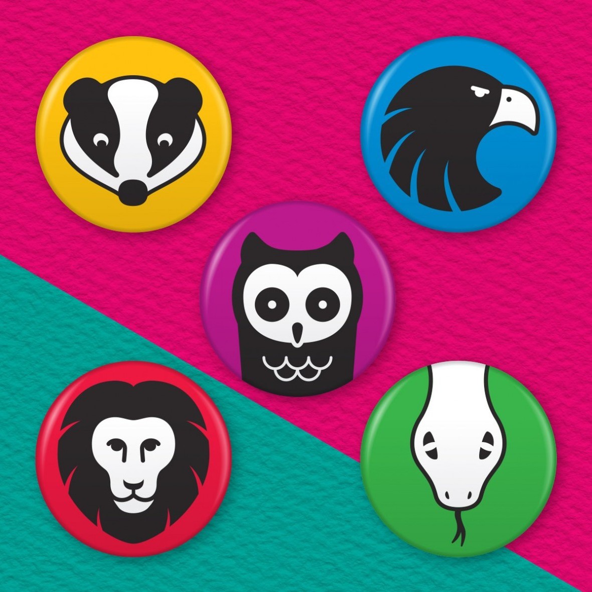 Harry Potter Fan Badges, Hogwarts Houses | Badger Harry Potter Fan Badges, Hogwarts Houses | Badger