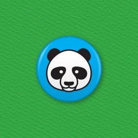 Panda Button Badge