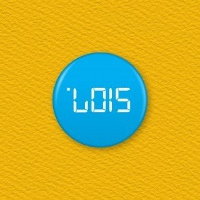 Calculator Word – Lois Name Button Badge